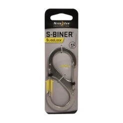 S-Biner SlideLock #4 (Stainless Steel) -Outdoor Camping Store go 000912 z