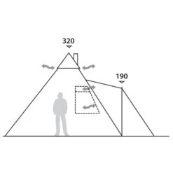 Robens Kiowa 10 Person Tipi Tent -Outdoor Camping Store go 044108 g