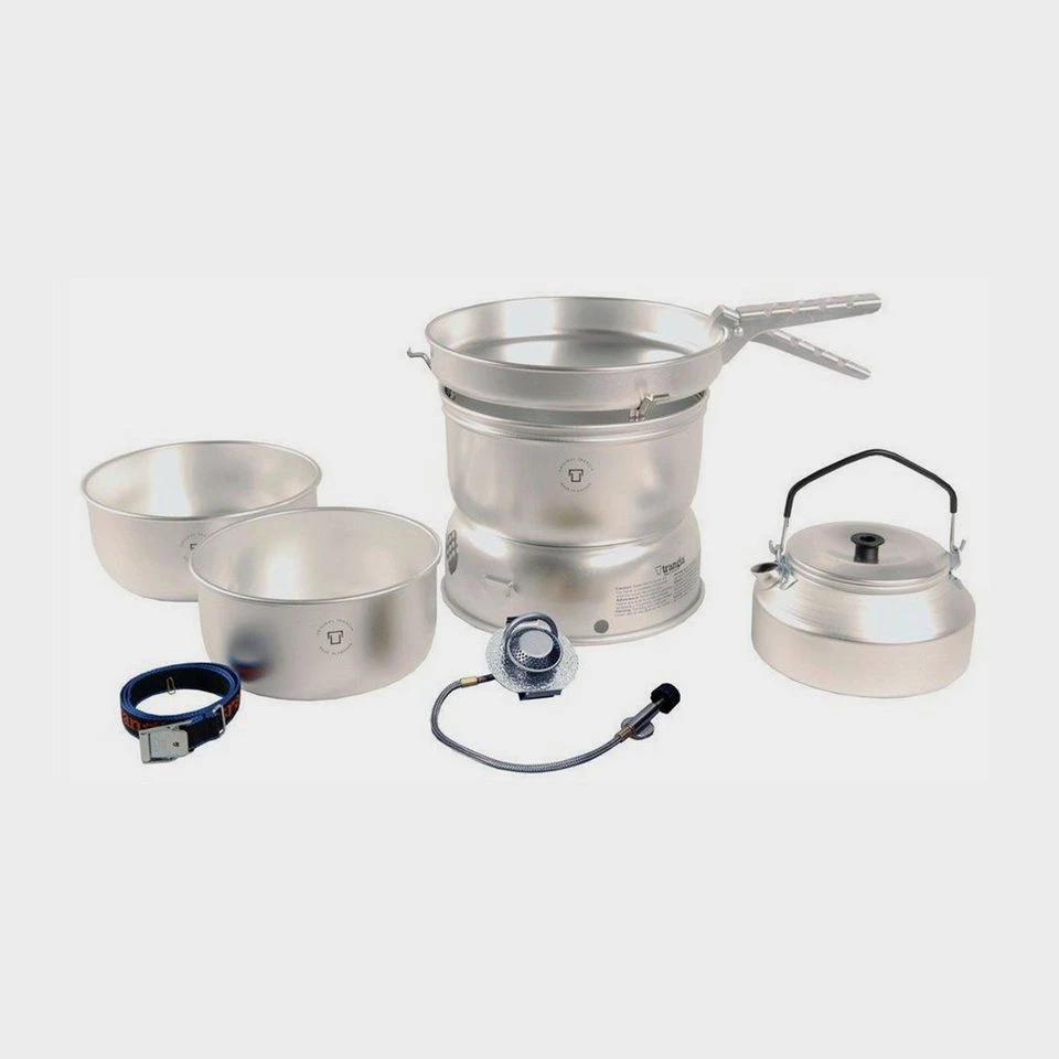 Trangia 25-2 GB Stove With Alloy Pans, Kettle & Gas Burner 1 Trangia 25-2 GB Stove With Alloy Pans, Kettle & Gas Burner
