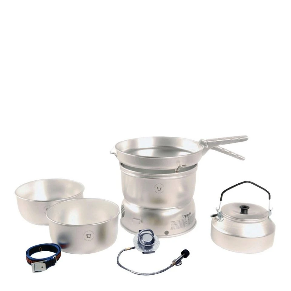 Trangia 25-2 GB Stove With Alloy Pans, Kettle & Gas Burner 2 Trangia 25-2 GB Stove With Alloy Pans, Kettle & Gas Burner - Image 2