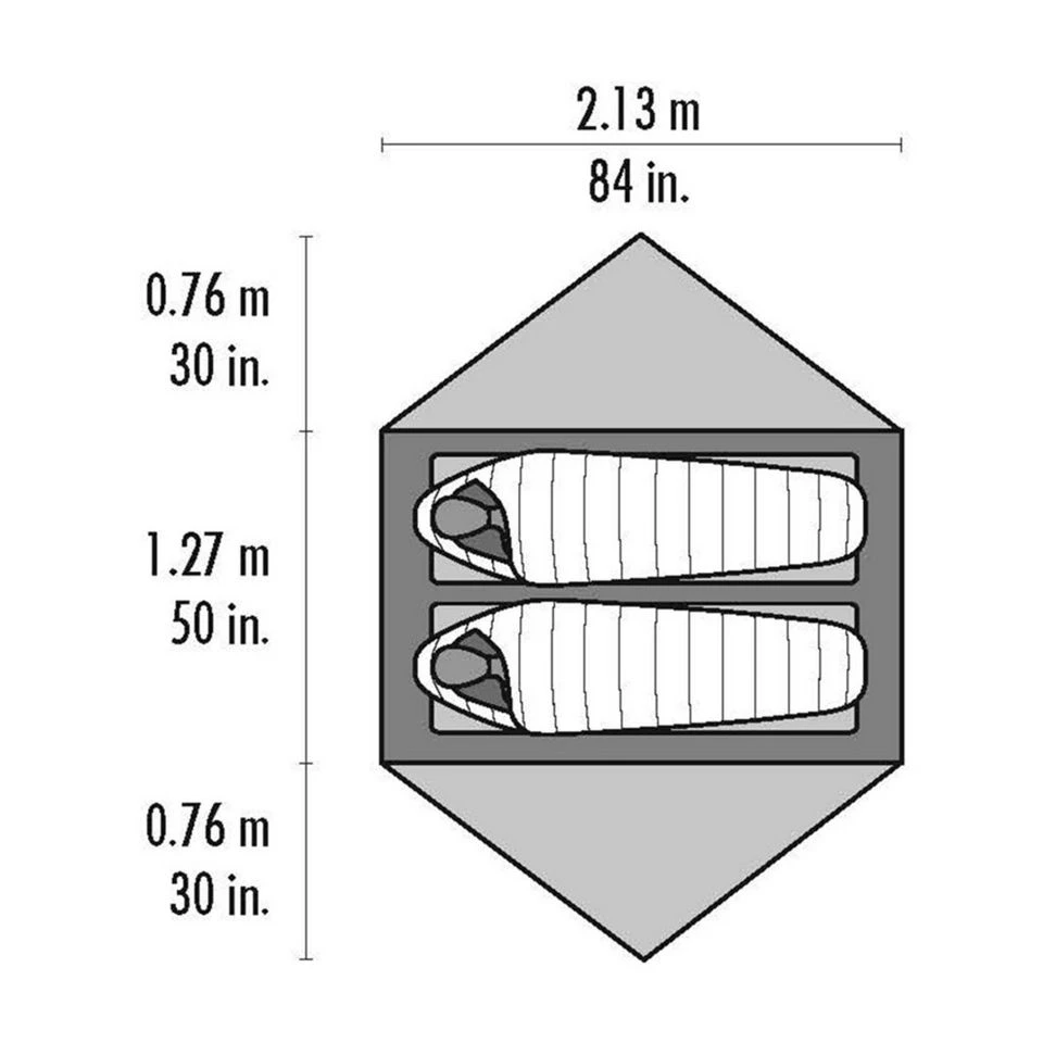 MSR Hubba Hubba NX 2-Person Backpacking Tent 2 MSR Hubba Hubba NX 2-Person Backpacking Tent - Image 2