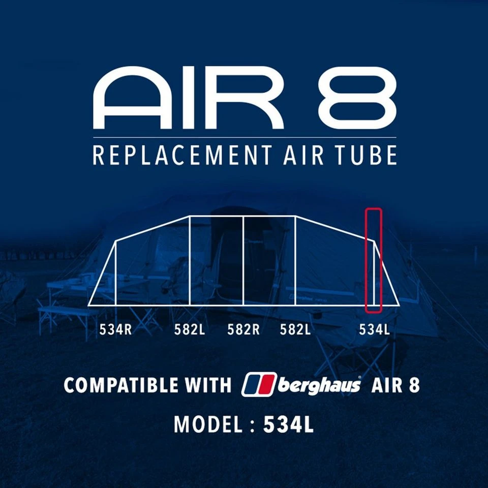 Air 8 Replacement Air Tube (534L) 1 Air 8 Replacement Air Tube (534L)