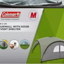 Coleman FastPitch Event Shelter Pro L Sunwall With Door -Outdoor Camping Store go 325584 z