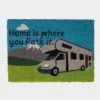 Quest Heavy Duty Coir 'Home Is Where You Park It' Mat