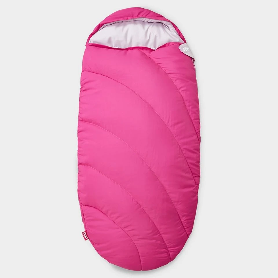 Pod Kid's Pink Sleeping Bag 2 Pod Kid's Pink Sleeping Bag - Image 2